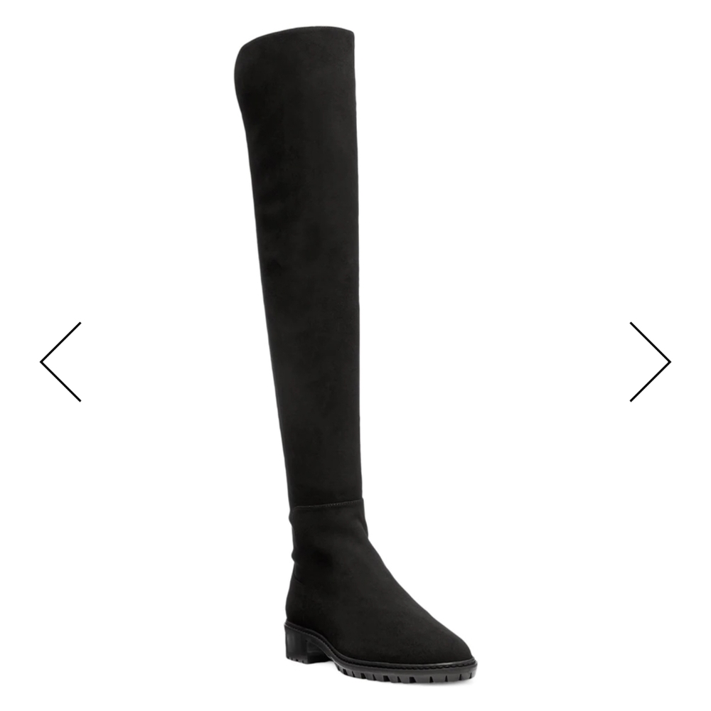 Stuart weitzman 5050 otk boots black suede size 10